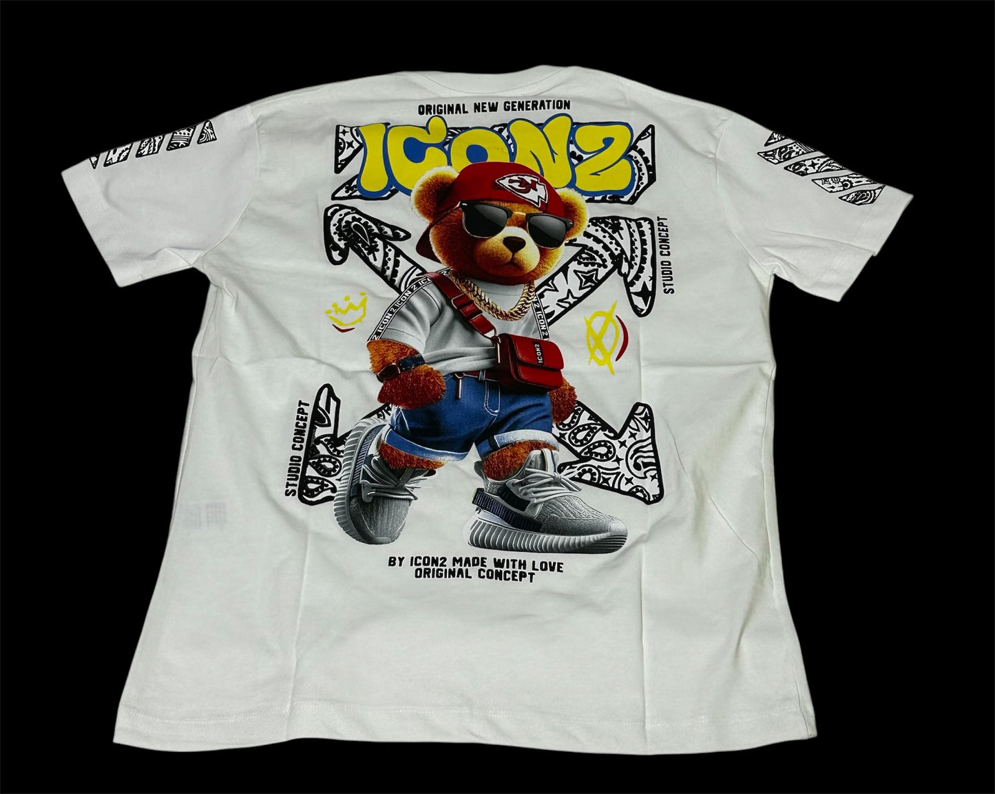 Camiseta Icon2 oso blanca Kia