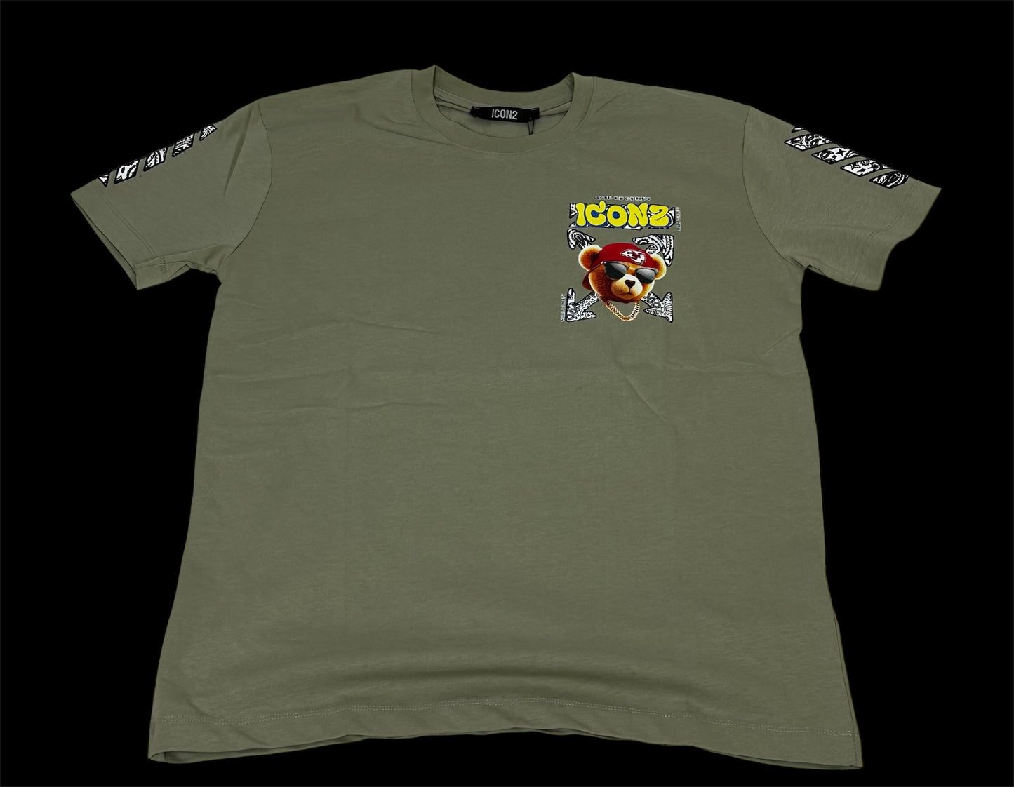 Camiseta Icon2 oso verde caqui Ford