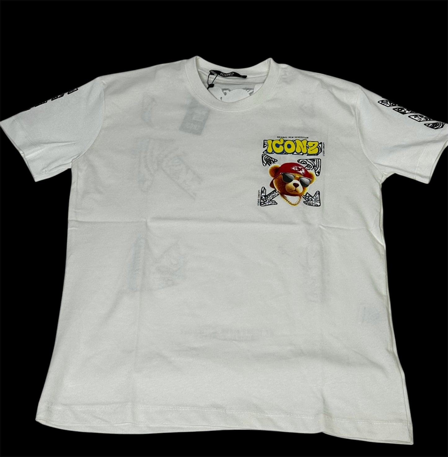 Camiseta Icon2 oso blanca Kia