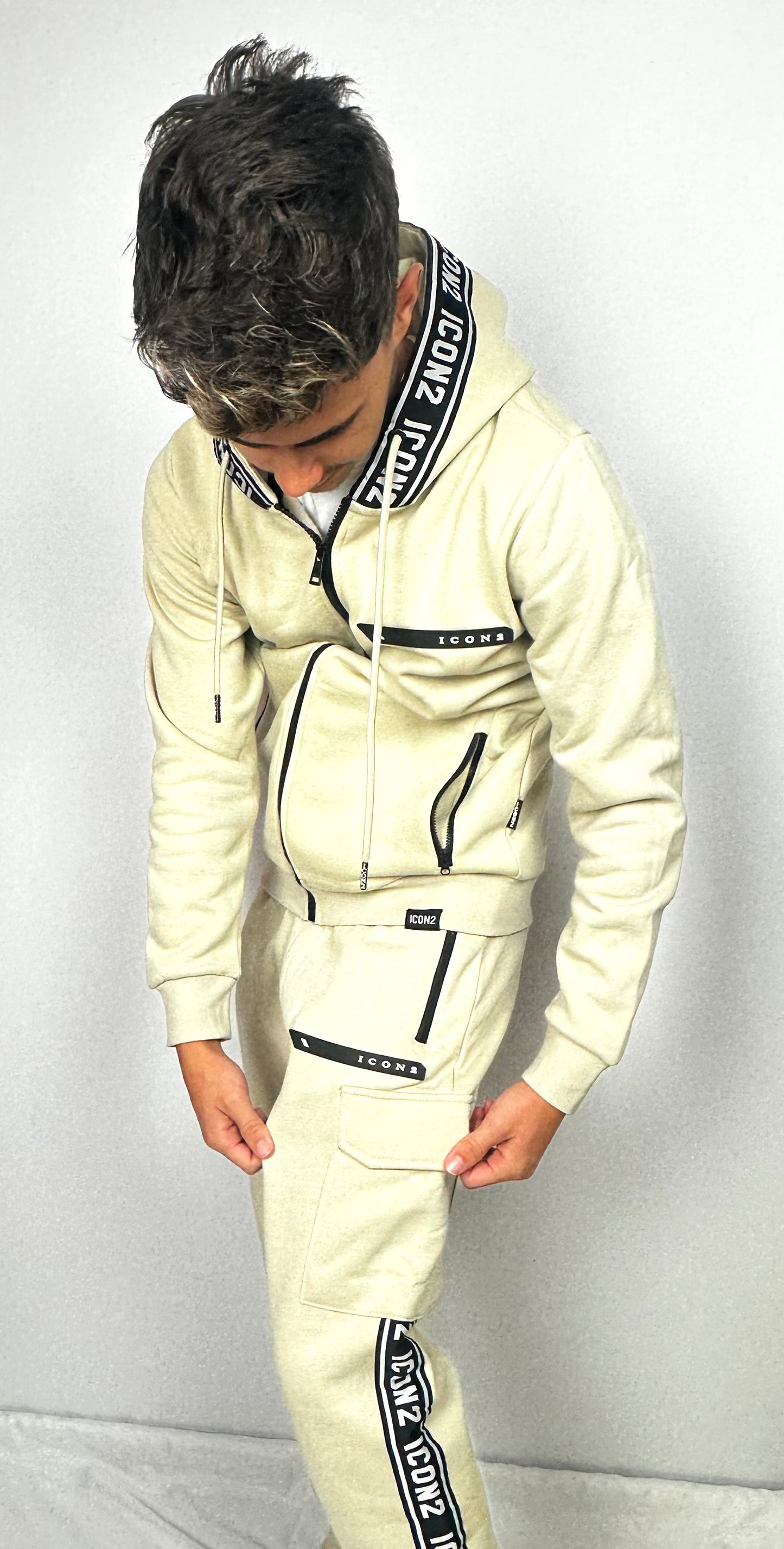 Chandal completo icon2 beige