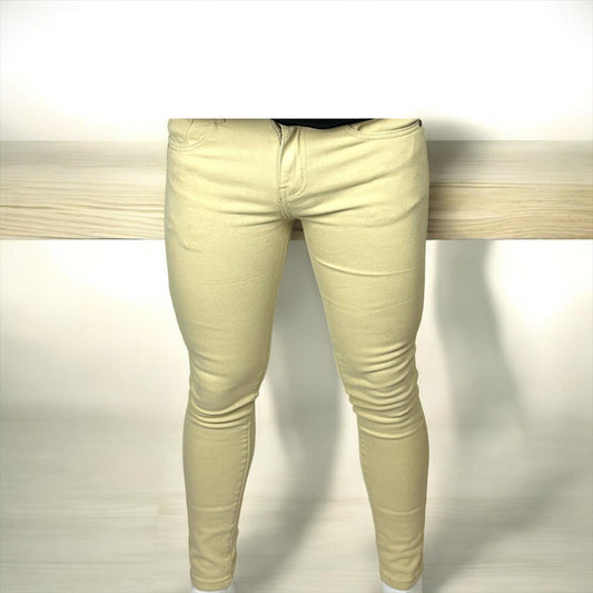 Pantalon beige (skinny)