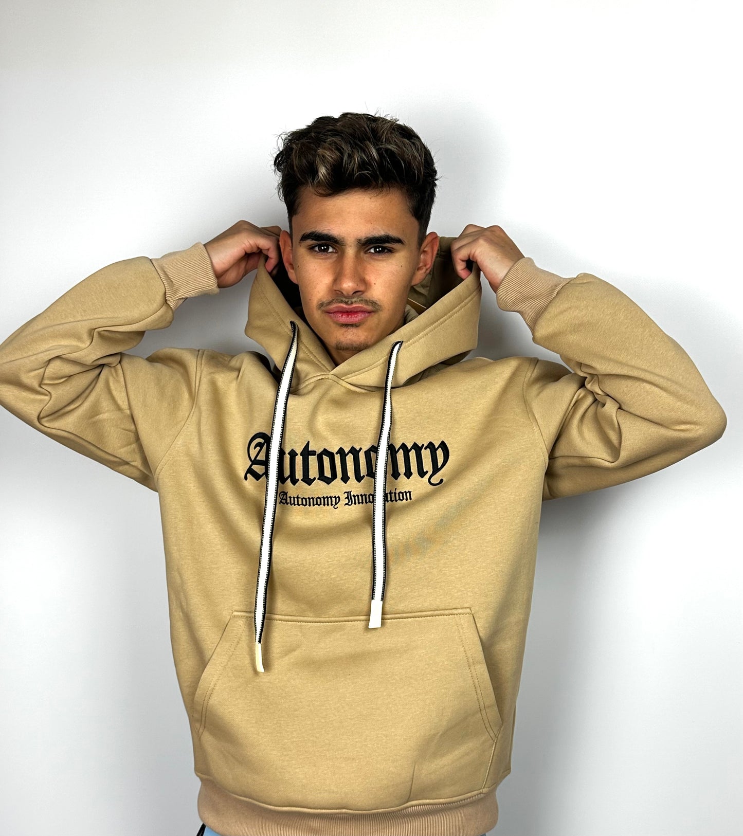 Sudadera camel