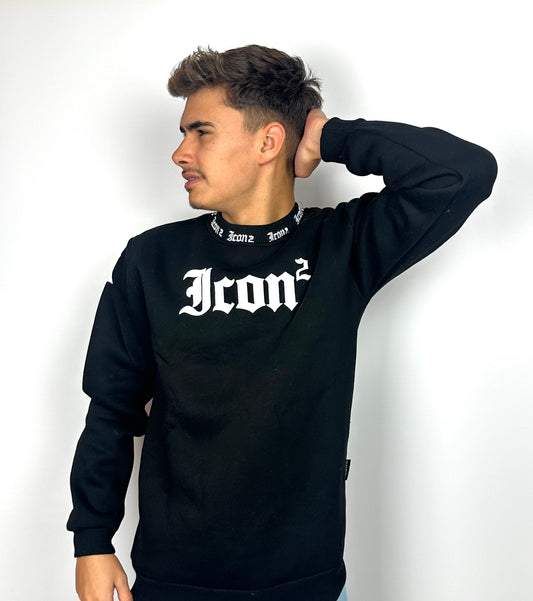 Sudadera icon2 negra