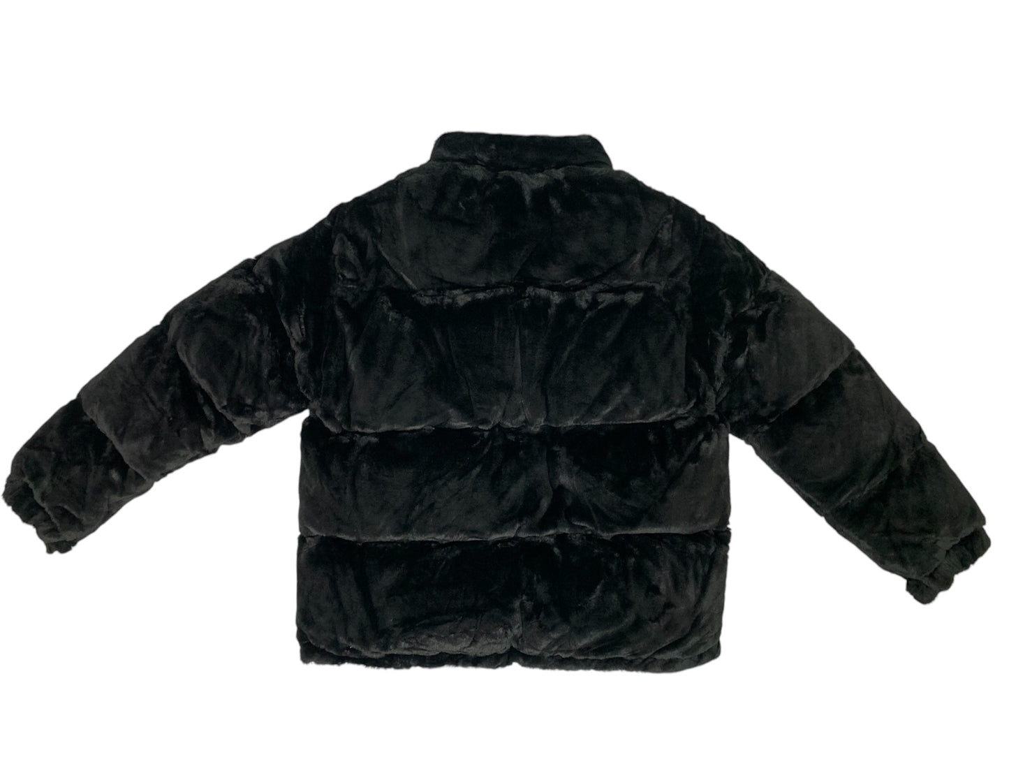 Chaquetón pelo de oso negro reversible