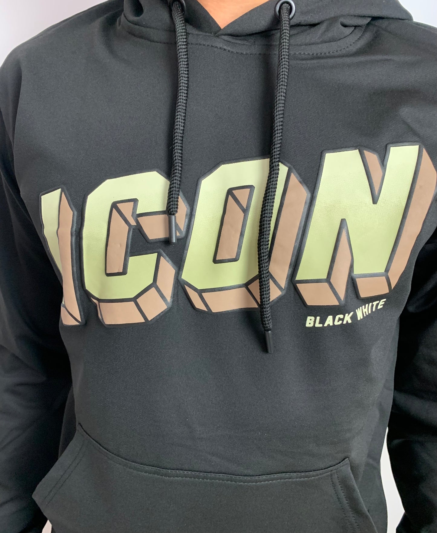 Sudadera icon negra y amarilla